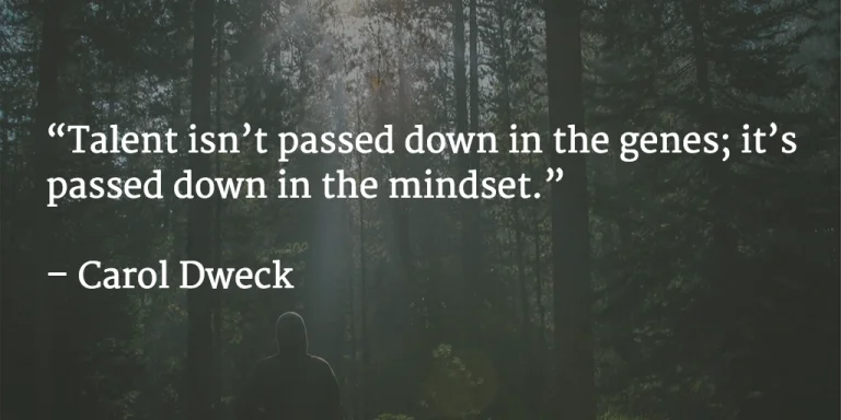 Image of thought written by Carol Dweck