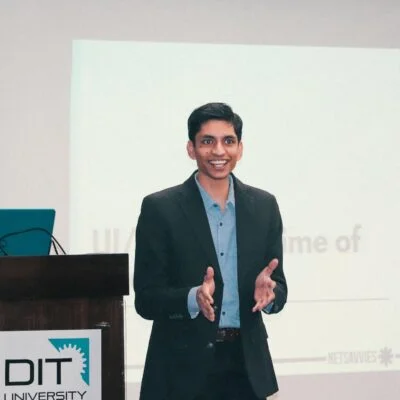 image of sahil shah conduction session